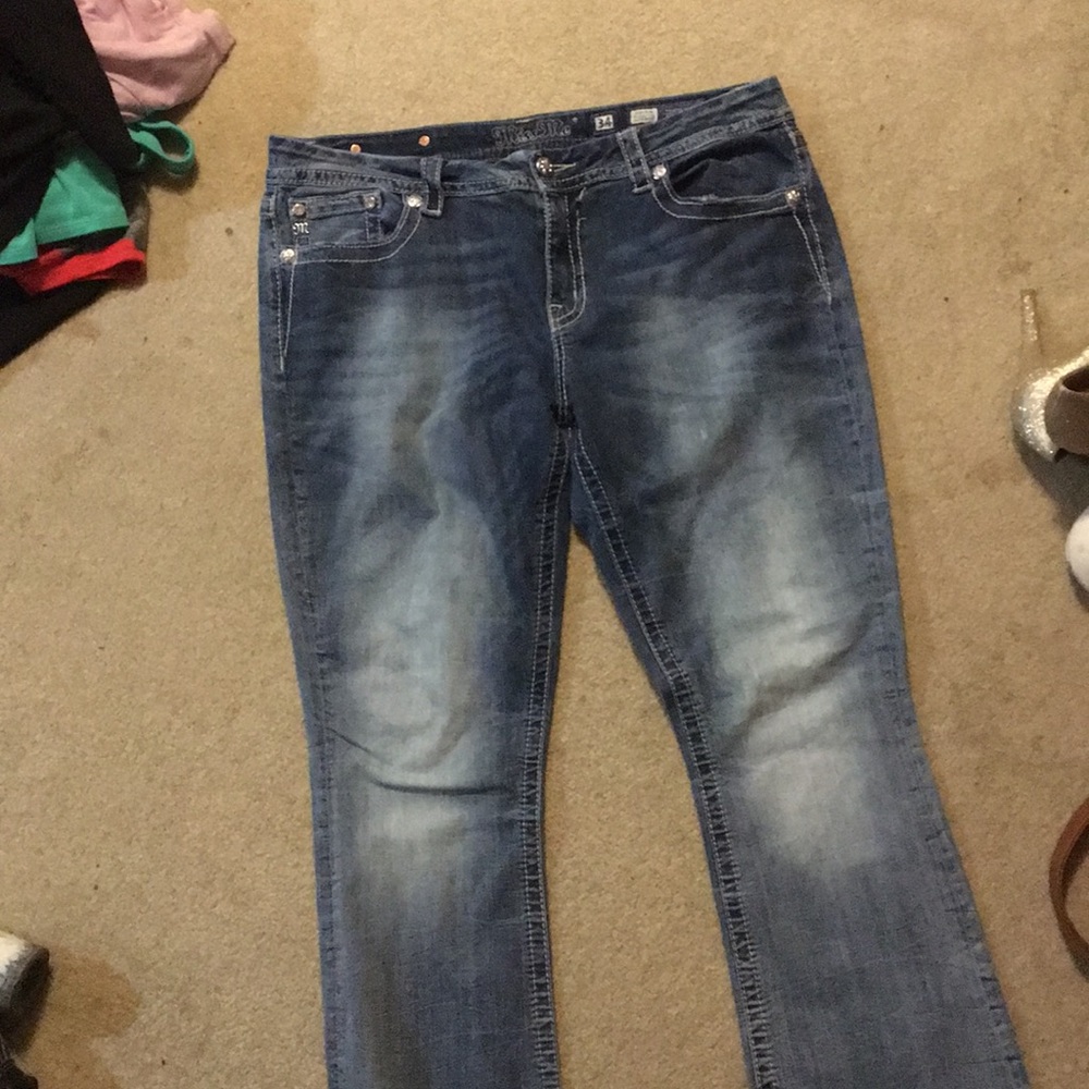 MissMe angel wing jeans